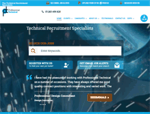 Tablet Screenshot of professional-technical.com